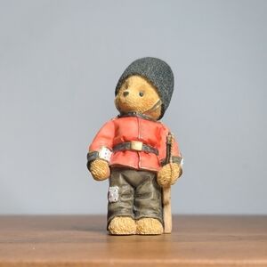 Enesco Cherished Teddies "Gordon" 1995 Toy Soldier Nutcracker Figure